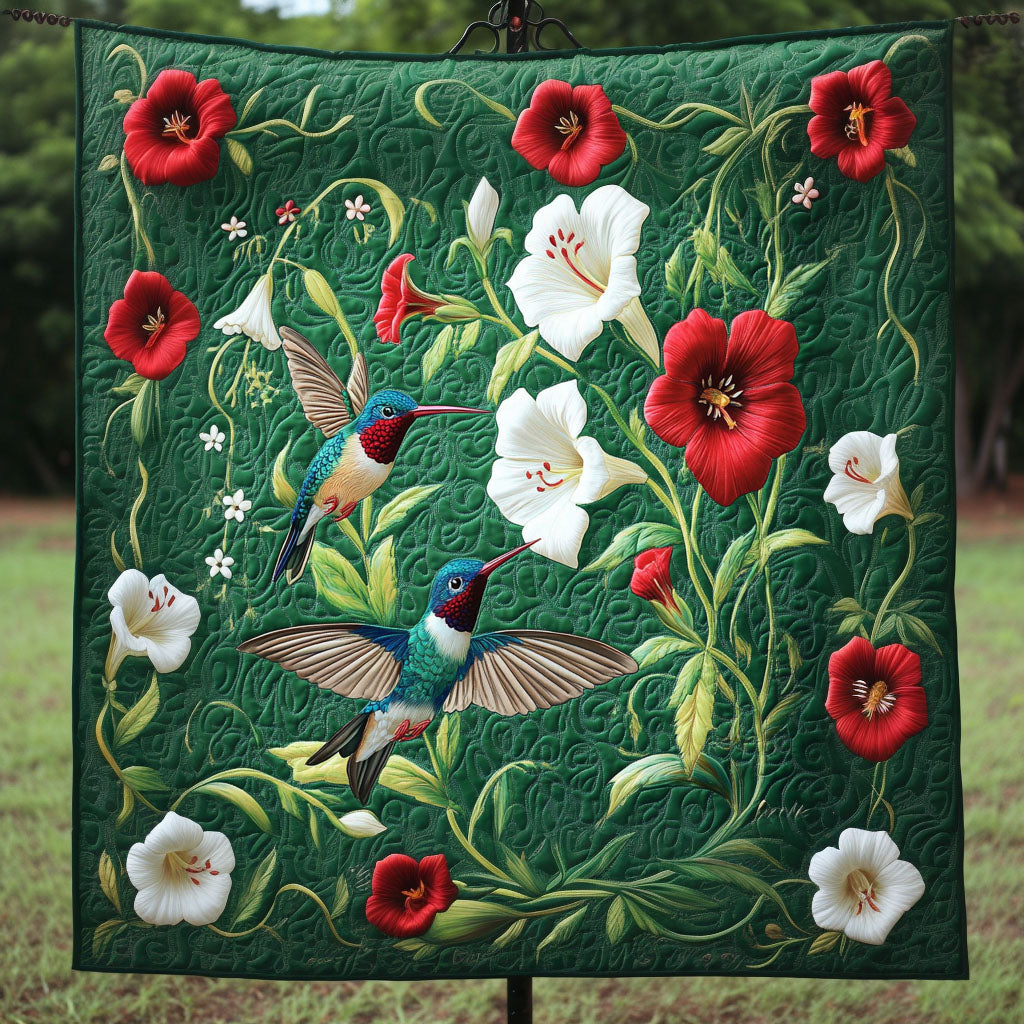 Garden Harmony Quilted Blanket NCU0NT5426