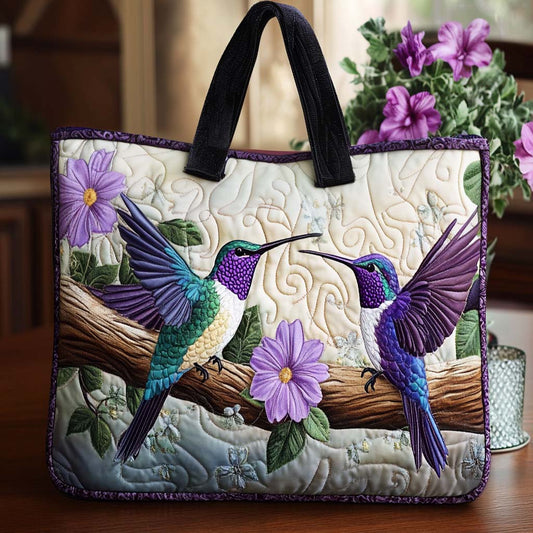 Garden Hummer Song Quilted Tote Bag NCU0NT8481