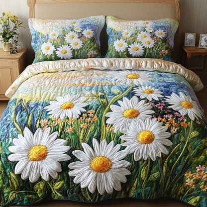 Garden Joy 3-Piece Quilted Bedding Set NCU0VH4965