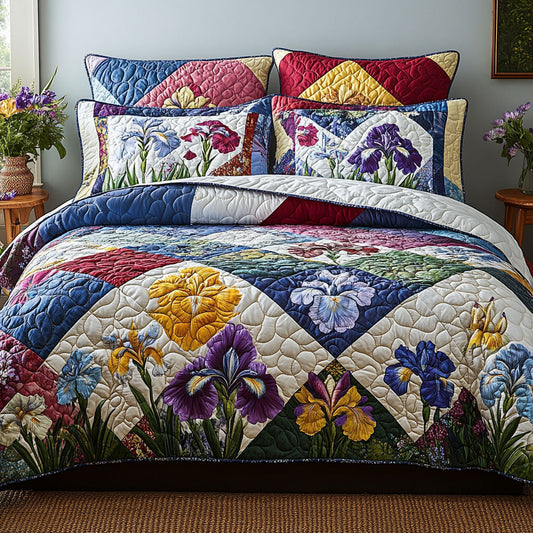 Garden Path 3-Piece Quilted Bedding Set NCU0PT6228
