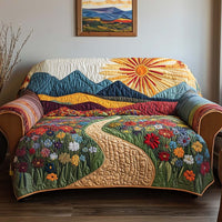 Garden Path Quilted Sofa Cover NCU0NT10892