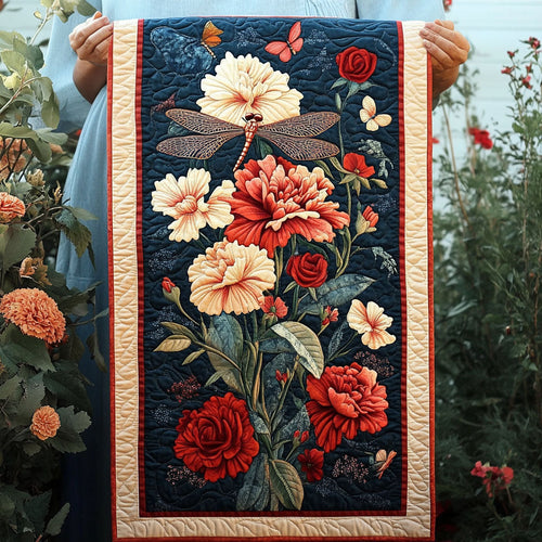 Garden Serenity Quilted Table Runner NCU0PT4500