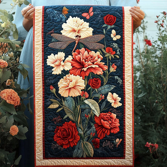 Garden Serenity Quilted Table Runner NCU0PT4500