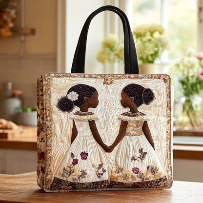 Garden Sisters Quilted Tote Bag NCU0NT8521