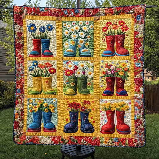 Garden Steps Quilted Blanket NCU0VH2823