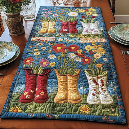 Garden Steps Quilted Table Runner NCU0VH2829
