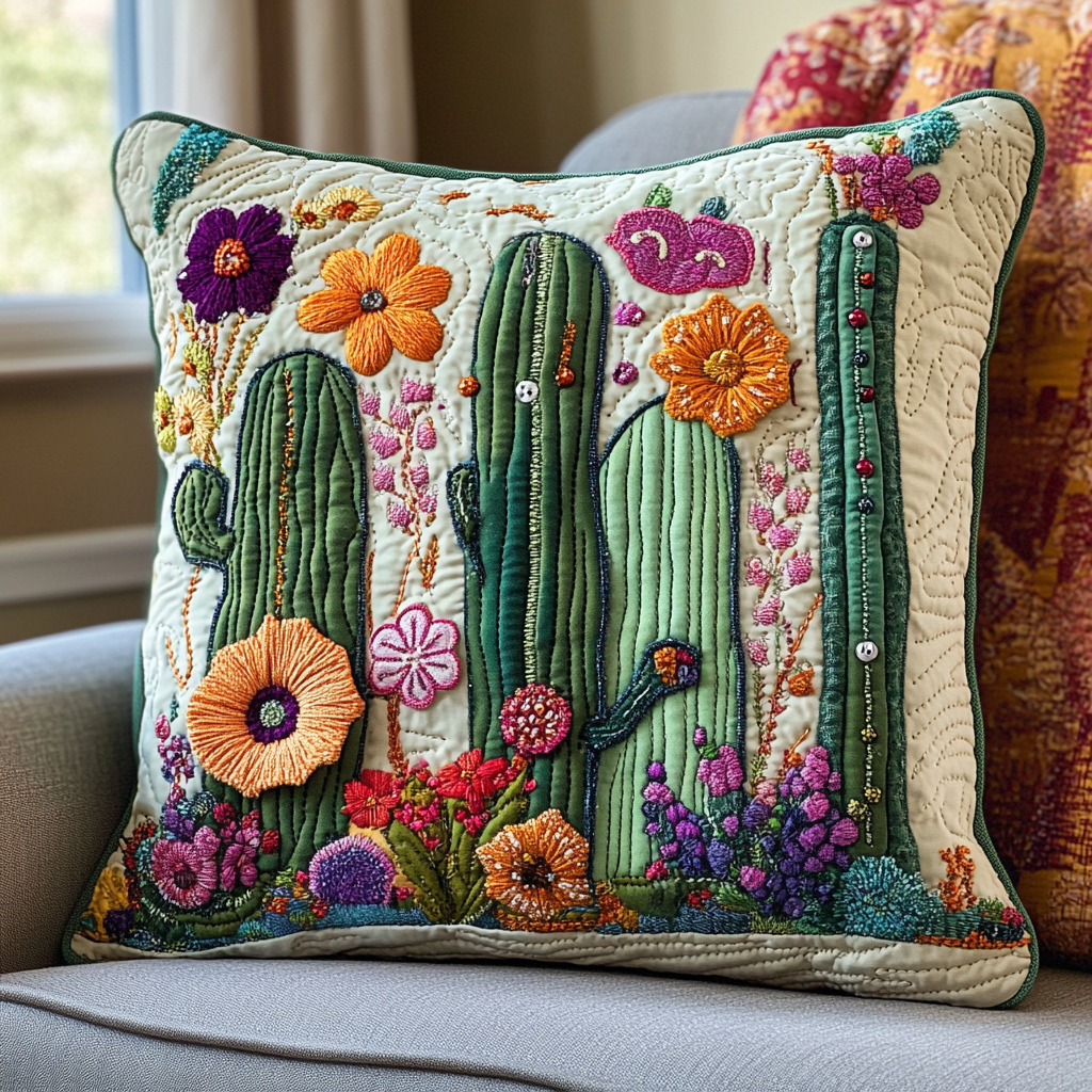 Garden Threads Quilted Pillow Case NCU0VH3778