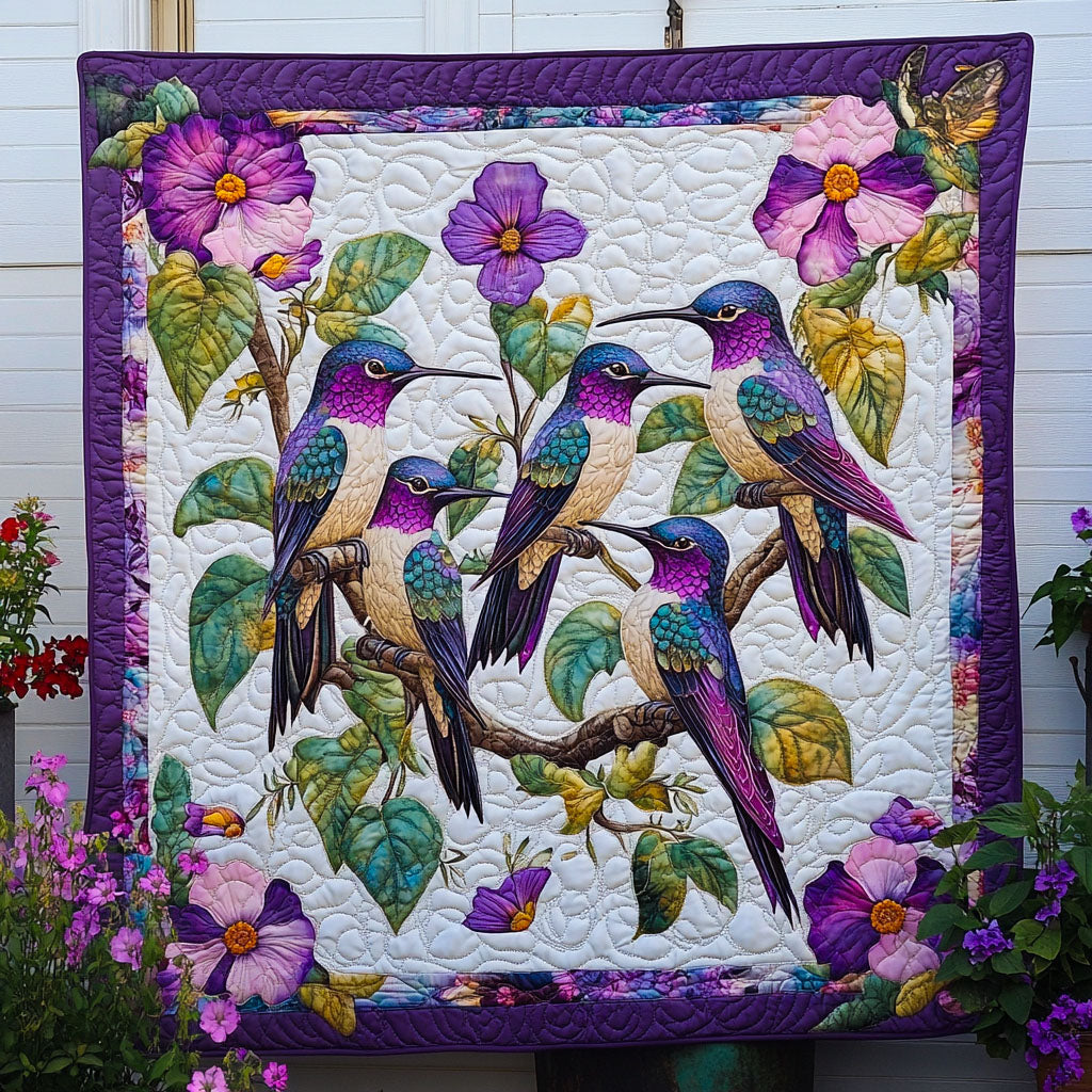 Garden Whirl Quilted Blanket NCU0NT6927