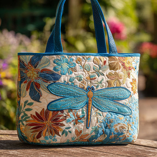 Garden Whirl Quilted Tote Bag NCU0PT8693