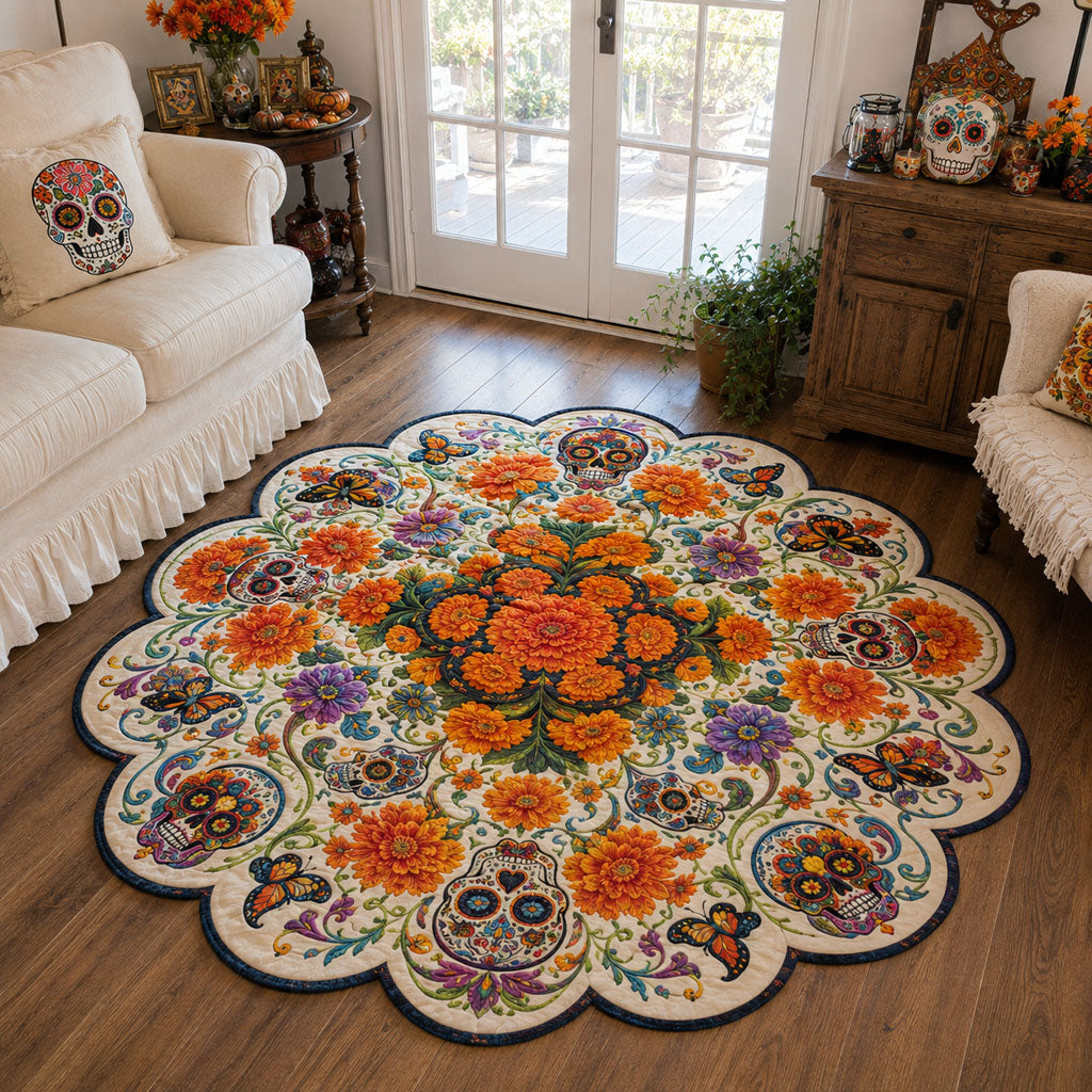 Garden of Golden Souls Custom Shape Area Rug NCU0PT12035