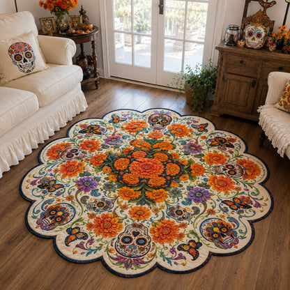 Garden of Golden Souls Custom Shape Area Rug NCU0PT12035