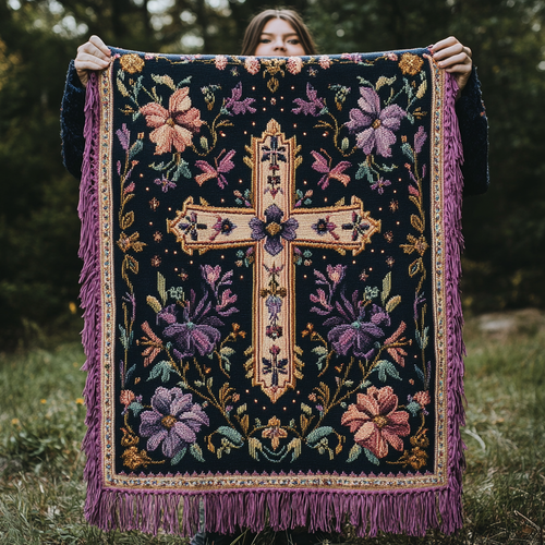 Garden of Grace Woven Sofa Blanket NCU0DV4240