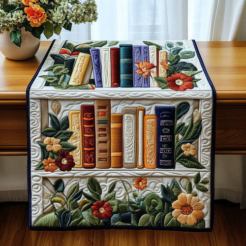 Garden of Knowledge Quilted Table Runner NCU0NT4296