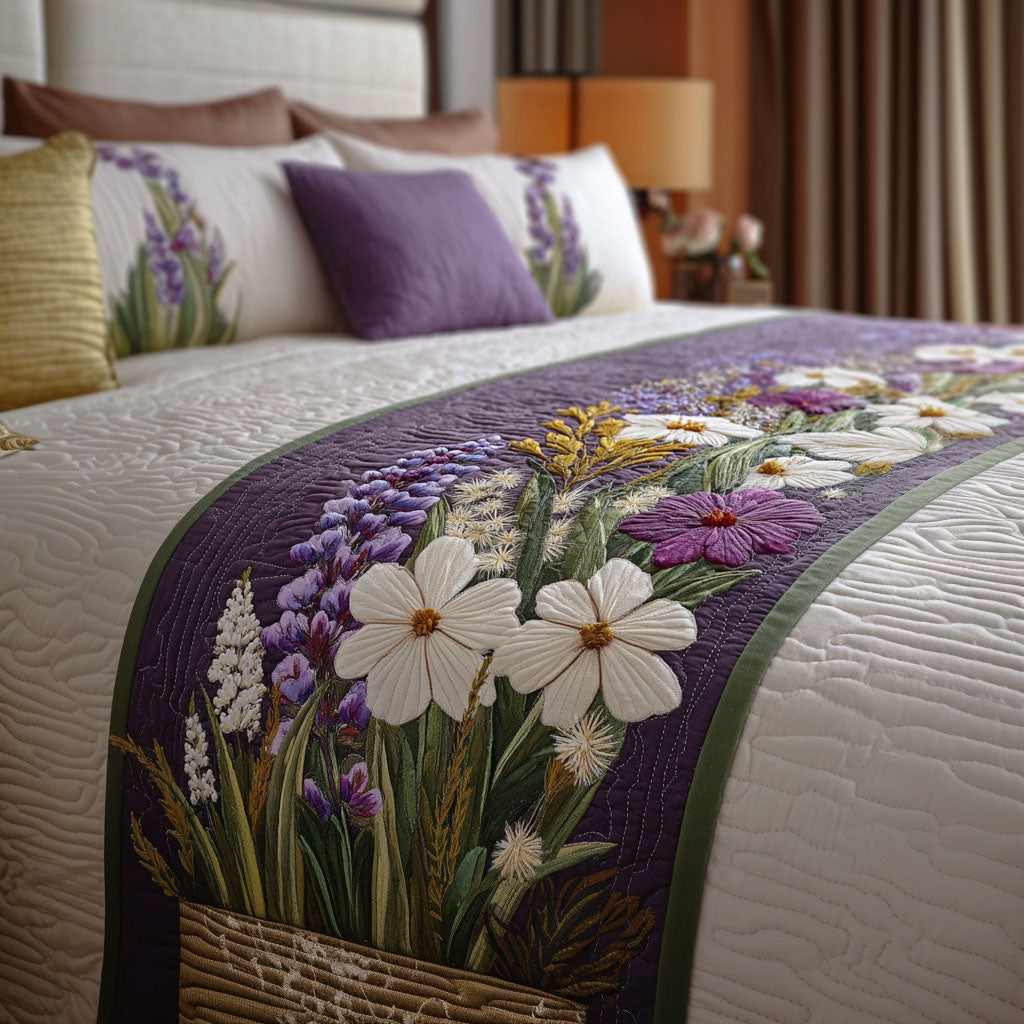 Gardenlight Sonata Quilted Bed Runner NCU0PT11159