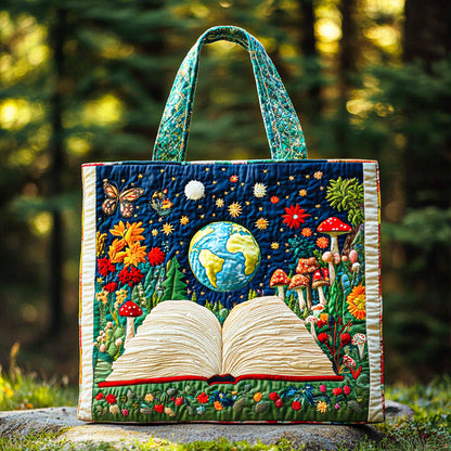 Gateway of Books Quilted Tote Bag NCU0TD639