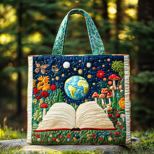 Gateway of Books Quilted Tote Bag NCU0TD639