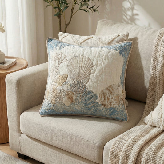 Seaside Ocean Quilted Pillow Case NCU0HH333