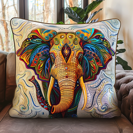 Gentle Giant Elephant Quilted Pillow Case NCU0TL117