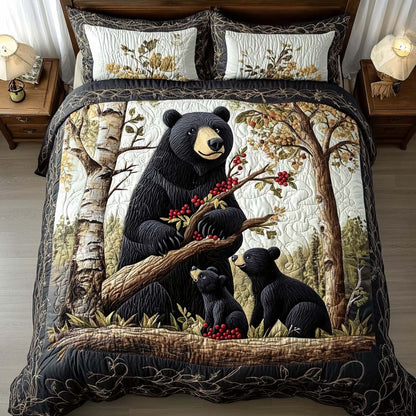 Gentle Bear 3-Piece Quilted Bedding Set NCU0NT10519