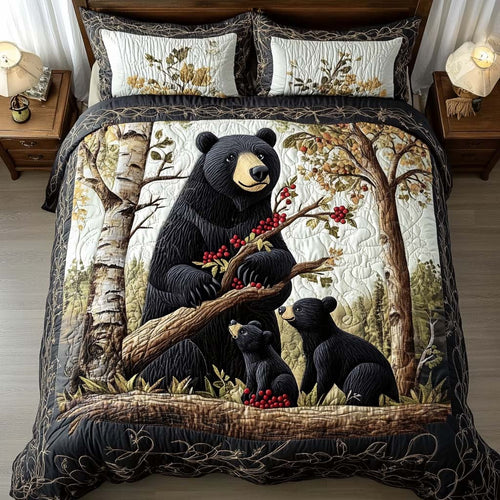 Gentle Bear 3-Piece Quilted Bedding Set NCU0NT10519