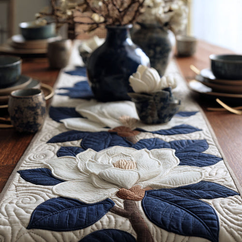 Gentle Blossom Quilted Table Runner NCU0DK11971