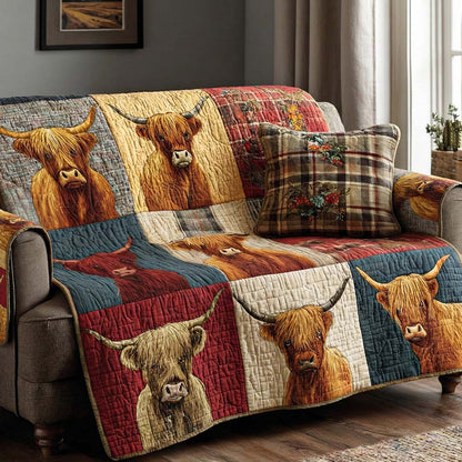 Gentle Countryside Quilted Sofa Cover NCU0NT12257