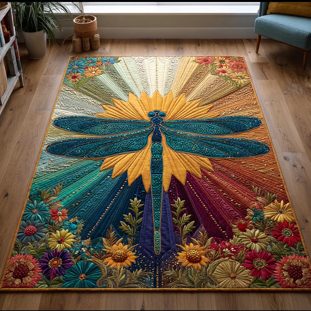 Gentle Dragonfly Area Rug NCU0DV9218