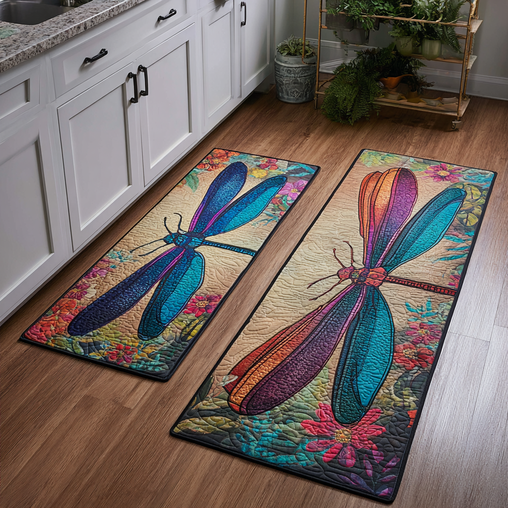 Gentle Dragonfly Kitchen Area Rug NCU0DK10931 – Vantique