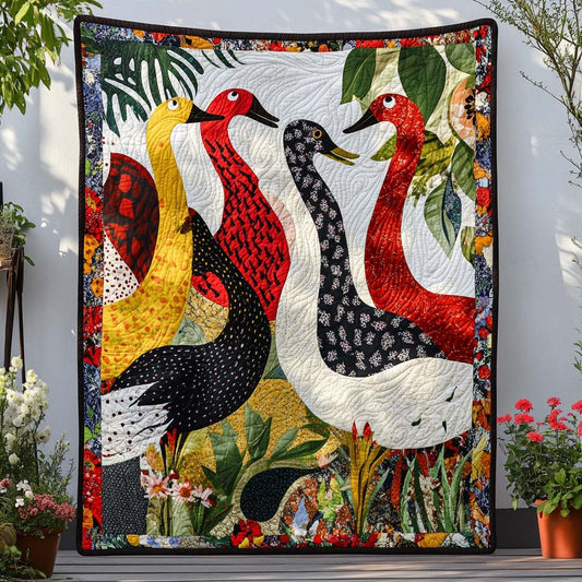 Gentle Duck Breeze Quilted Blanket NCU0NT8253