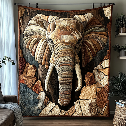 Gentle Elephant Quilted Blanket NCU0DK9952