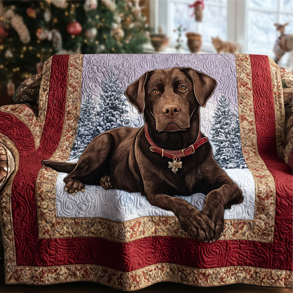 Labrador Retriever Quilted Sofa Cover NCU0VT339