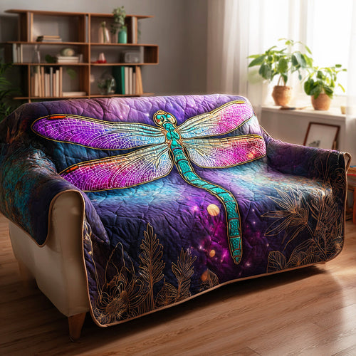 Gentle Garden Wings Quilted Sofa Cover NCU0TD1568