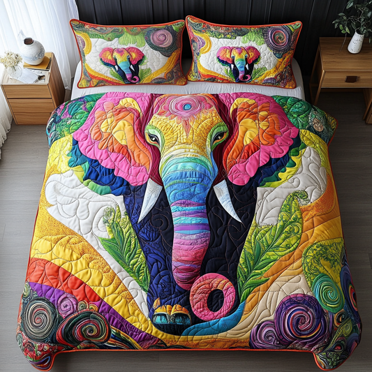 Gentle Giant 3-Piece Quilted Bedding Set NCU0DK4368