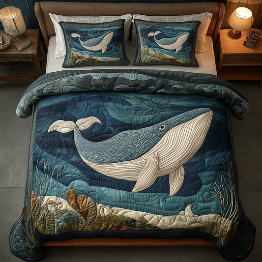 Gentle Giant 3-Piece Quilted Bedding Set NCU0DK5051