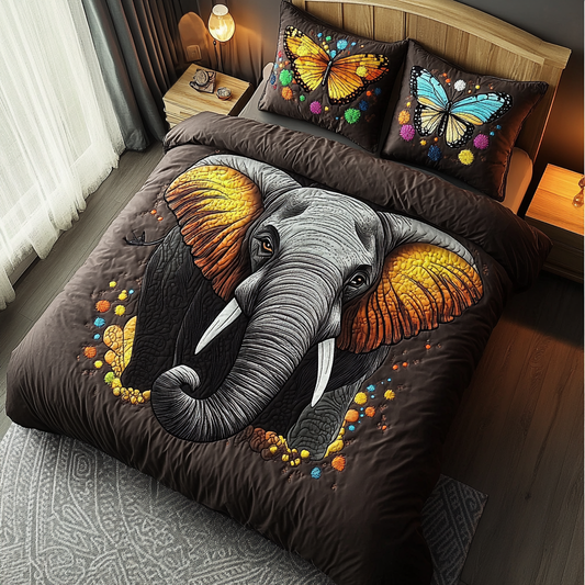 Gentle Giant 3-Piece Quilted Bedding Set NCU0DK6813