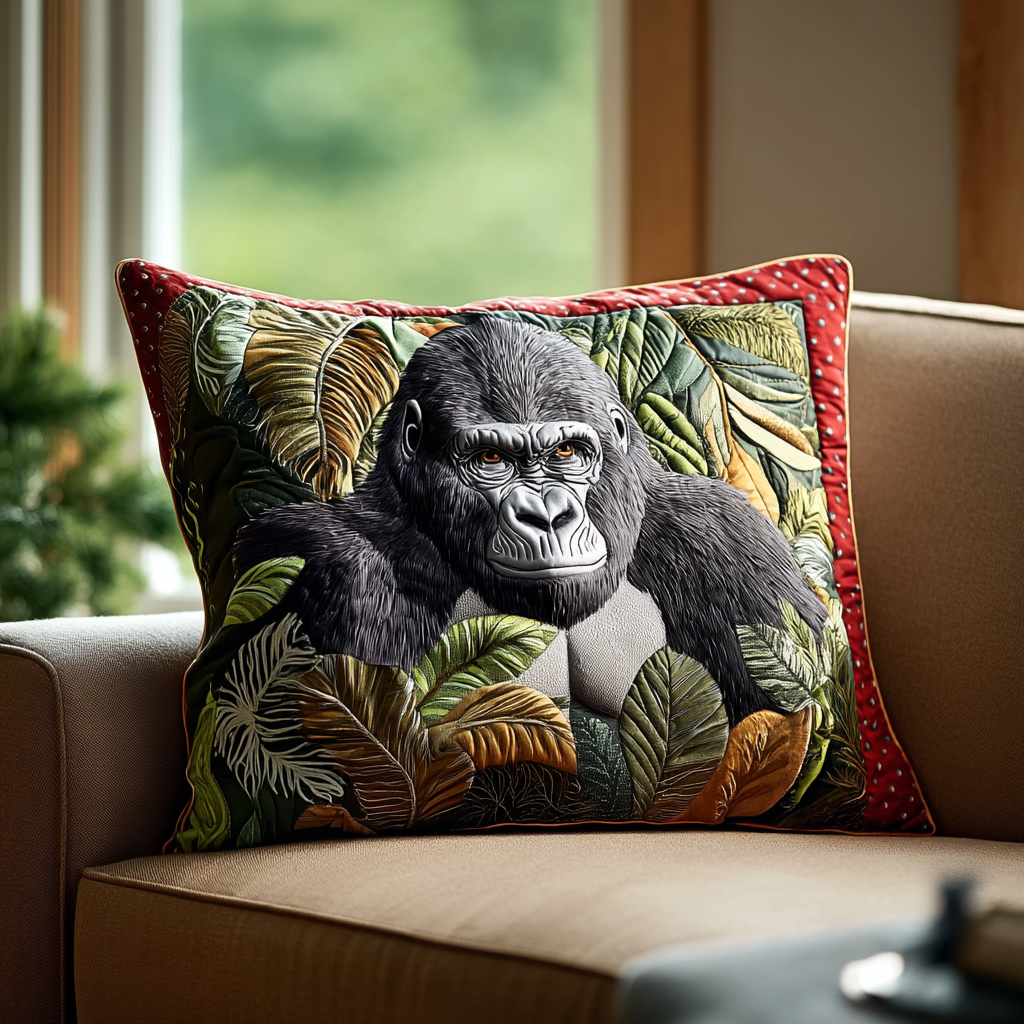 Gentle Gorilla Quilted Bedding Pillow Case NCU0DK4087