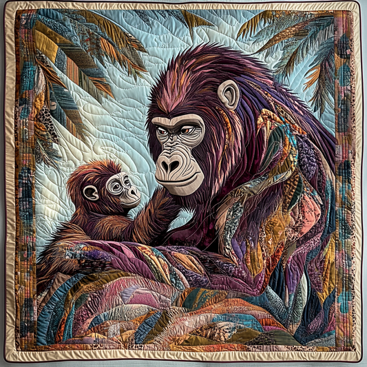 Gentle Gorilla Quilted Blanket NCU0DK4103