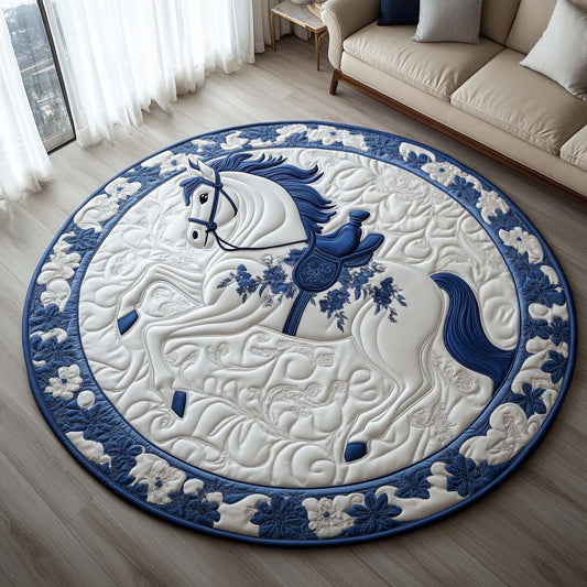 Gentle Grace Mare Quilted Round Mat NCU0XD253