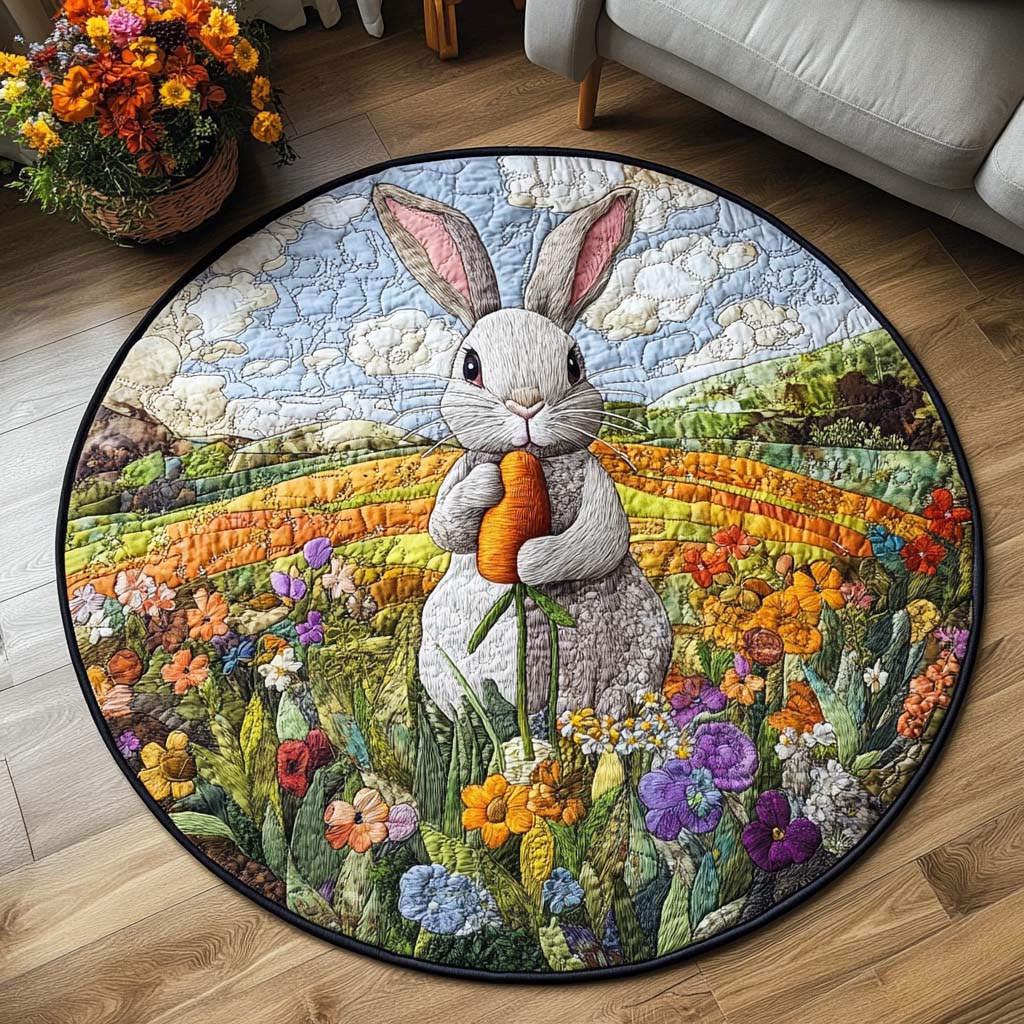 Gentle Hopper Quilted Round Mat NCU0NT8088