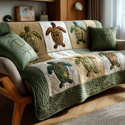 Gentle Horizon Quilted Sofa Cover NCU0PT9705