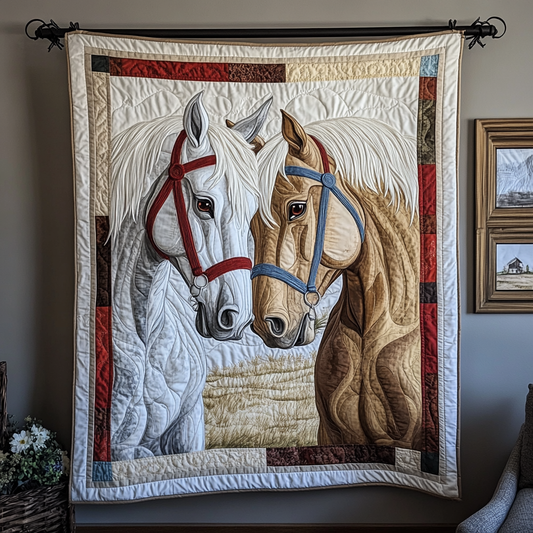 Gentle Horse Quilted Blanket NCU0DK8400