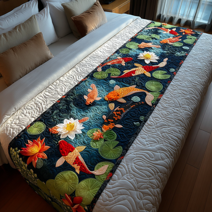 Gentle Koi Quilted Bed Runner NCU0DK9964