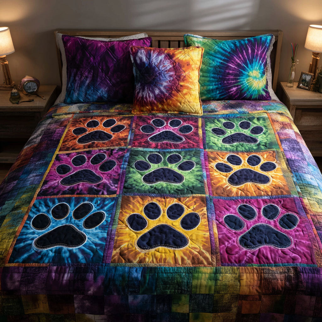 Gentle Paw 3-Piece Quilted Bedding Set NCU0NT11856