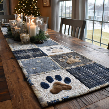Gentle Paws Quilted Table Runner NCU0DV8956