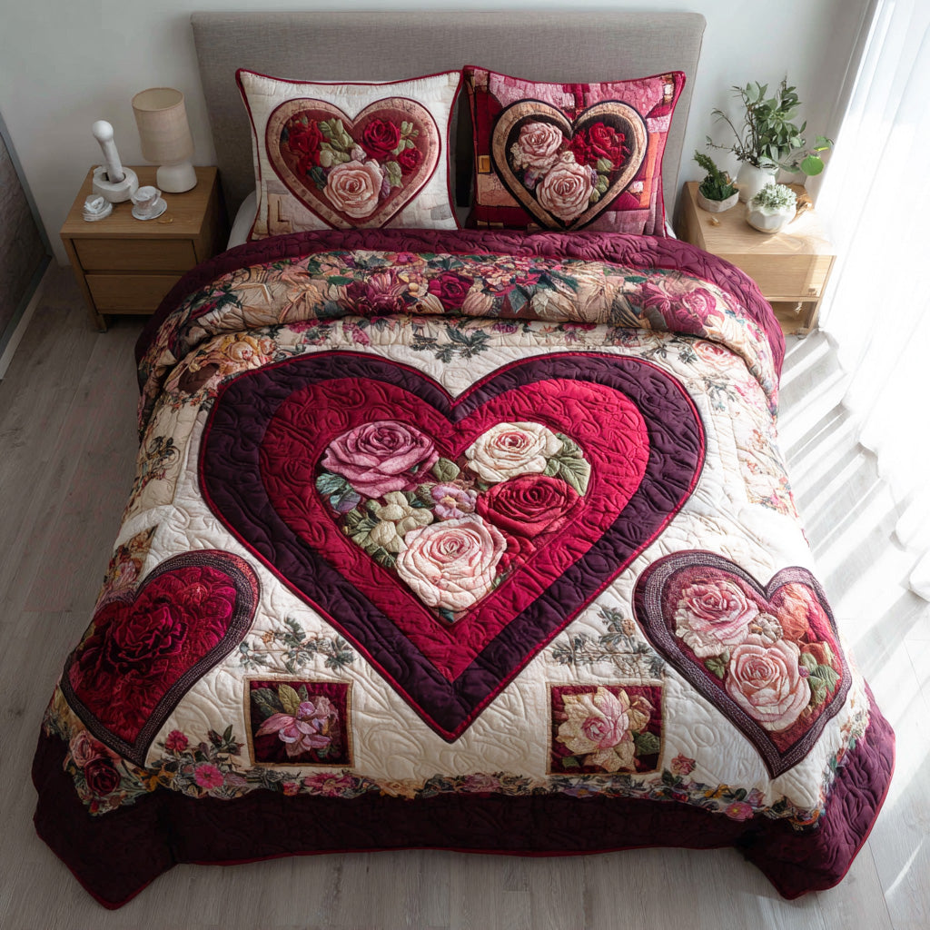 Gentle Promise 3-Piece Quilted Bedding Set NCU0TD2054