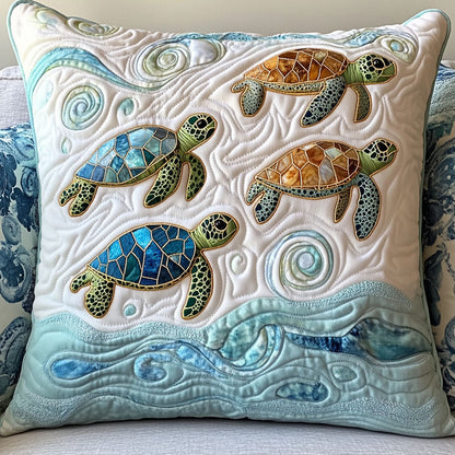 Gentle Sea Parade Quilted Pillow Case NCU0NT7055