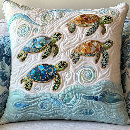 Gentle Sea Parade Quilted Pillow Case NCU0NT7055