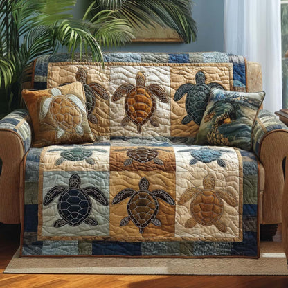 Turtle Quilted Sofa Cover NCU0VT361