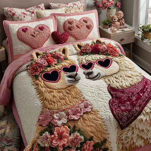 Gentle Souls 3-Piece Quilted Bedding Set NCU0NT11764