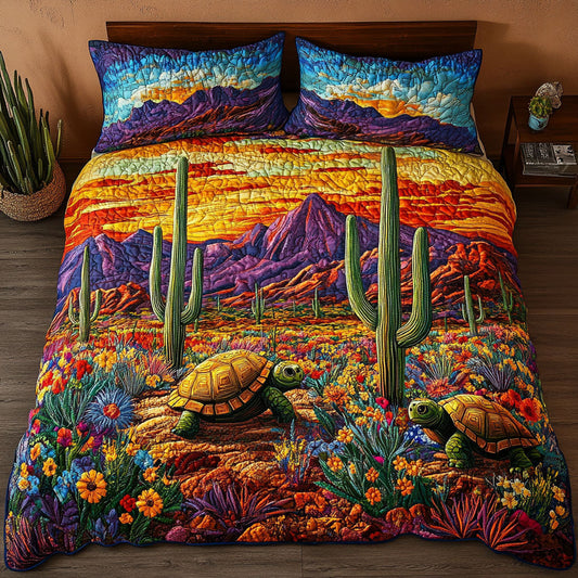Gentle Trekker 3-Piece Quilted Bedding Set NCU0NT6968